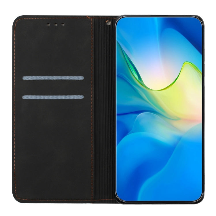 For Xiaomi 12 Lite Ethnic Embossed Adsorption Leather Phone Case(Black) - Xiaomi Cases by PMC TechLife | Online Shopping South Africa | PMC TechLife | Buy Now Pay Later Mobicred