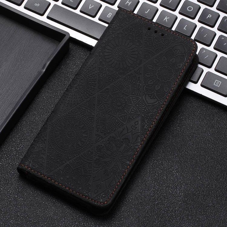 For Xiaomi 12 Lite Ethnic Embossed Adsorption Leather Phone Case(Black) - Xiaomi Cases by PMC TechLife | Online Shopping South Africa | PMC TechLife | Buy Now Pay Later Mobicred