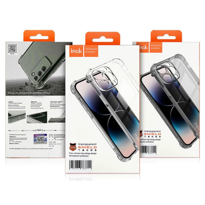 For Xiaomi 14 Pro 5G imak Shockproof Airbag TPU Phone Case(Transparent Black) - 14 Pro Cases by imak | Online Shopping South Africa | PMC Jewellery | Buy Now Pay Later Mobicred