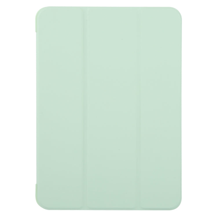 For iPad Pro 11 2024 GEBEI 3-folding Holder Shockproof Flip Leather Tablet Case(Green) - iPad Pro 11 2024 Cases by GEBEI | Online Shopping South Africa | PMC TechLife | Buy Now Pay Later Mobicred