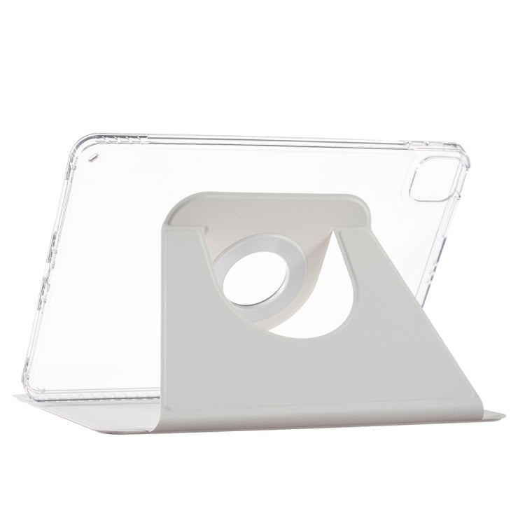 For iPad Pro 11 2024 Magnetic Split Leather Smart Tablet Case(White) - iPad Pro 11 2024 Cases by PMC TechLife | Online Shopping South Africa | PMC TechLife | Buy Now Pay Later Mobicred