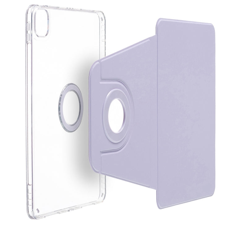 For iPad Pro 13 2024 Magnetic Split Leather Smart Tablet Case(Purple) - iPad Pro 13 2024 Cases by PMC TechLife | Online Shopping South Africa | PMC TechLife | Buy Now Pay Later Mobicred