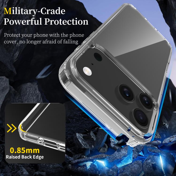 For iPhone 17 Pro Max Scratchproof Acrylic TPU Phone Case(Black) - free shipping - PMc TechLife - Order now!