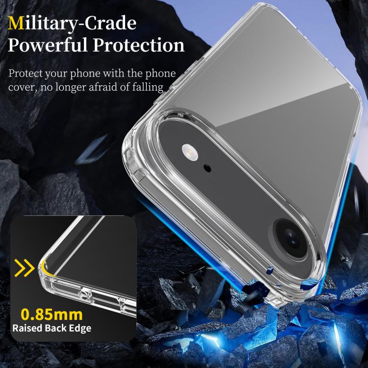 For iPhone 17 Air Scratchproof Acrylic TPU Phone Case(Transparent) - free shipping - PMc TechLife - Order now!