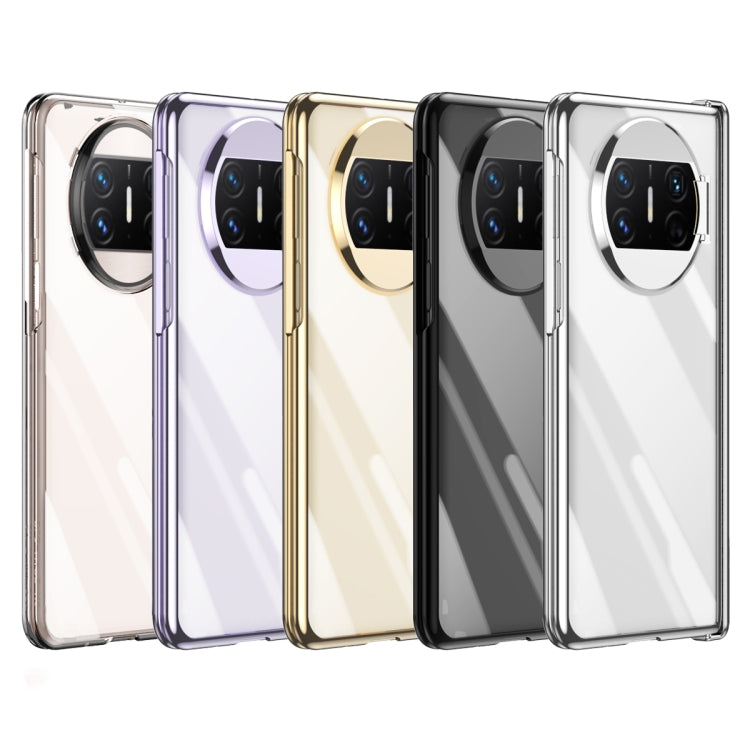 For Huawei Mate X3 Electroplating PC Folding Phone Case with Hinge(Gold) - Huawei Cases by PMC TechLife | Online Shopping South Africa | PMC TechLife | Buy Now Pay Later Mobicred