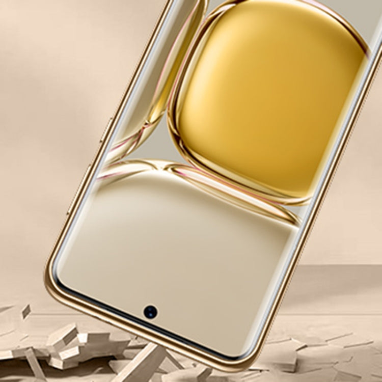 For Huawei Mate 60 Pro Litchi Texture Genuine Leather Phone Case(Orange) - Huawei Cases by PMC TechLife | Online Shopping South Africa | PMC TechLife | Buy Now Pay Later Mobicred