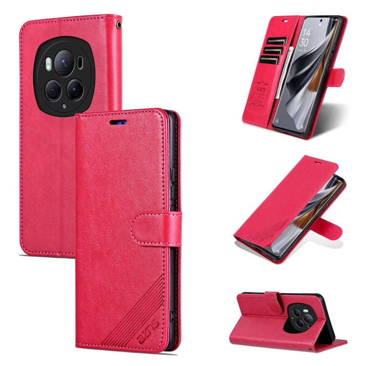 For Honor Magic6 Pro AZNS Sheepskin Texture Flip Leather Phone Case(Red) - Honor Cases by AZNS | Online Shopping South Africa | PMC Jewellery | Buy Now Pay Later Mobicred