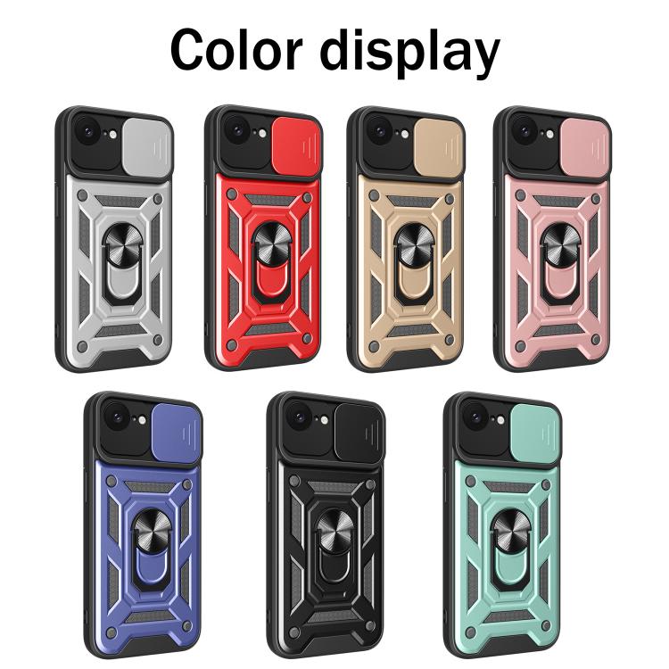 For iPhone 16e Sliding Camera Cover Design TPU+PC Phone Case(Red) - free shipping - PMC TechLife - Order now!