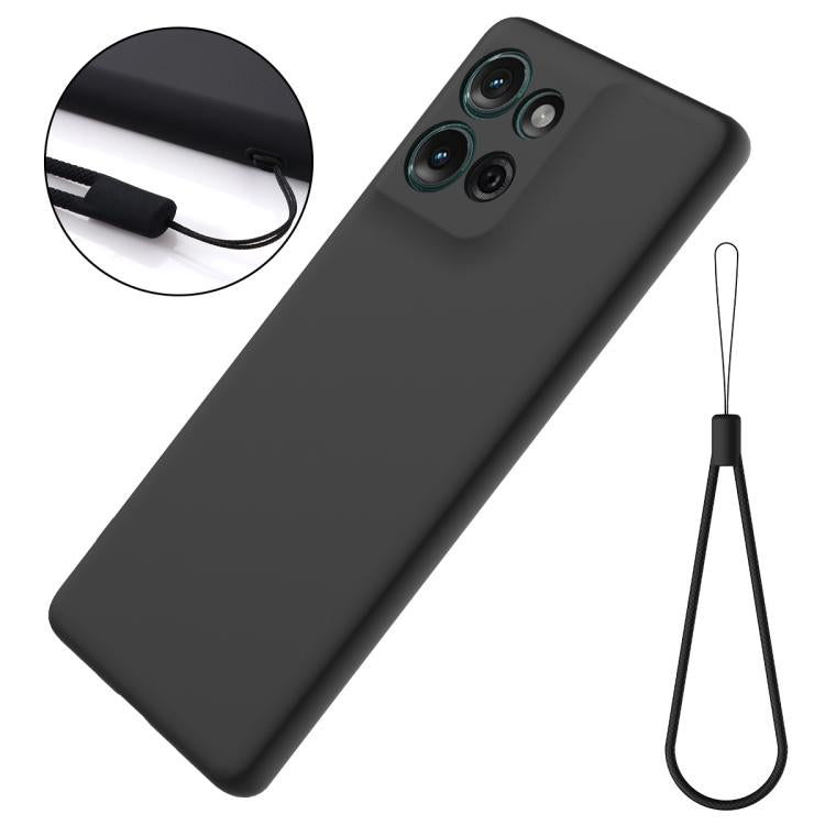 For Motorola Moto G Play 2025 Solid Color Liquid Silicone Dropproof Full Coverage Phone Case(Black) - free shipping - PMC TechLife - Order now!