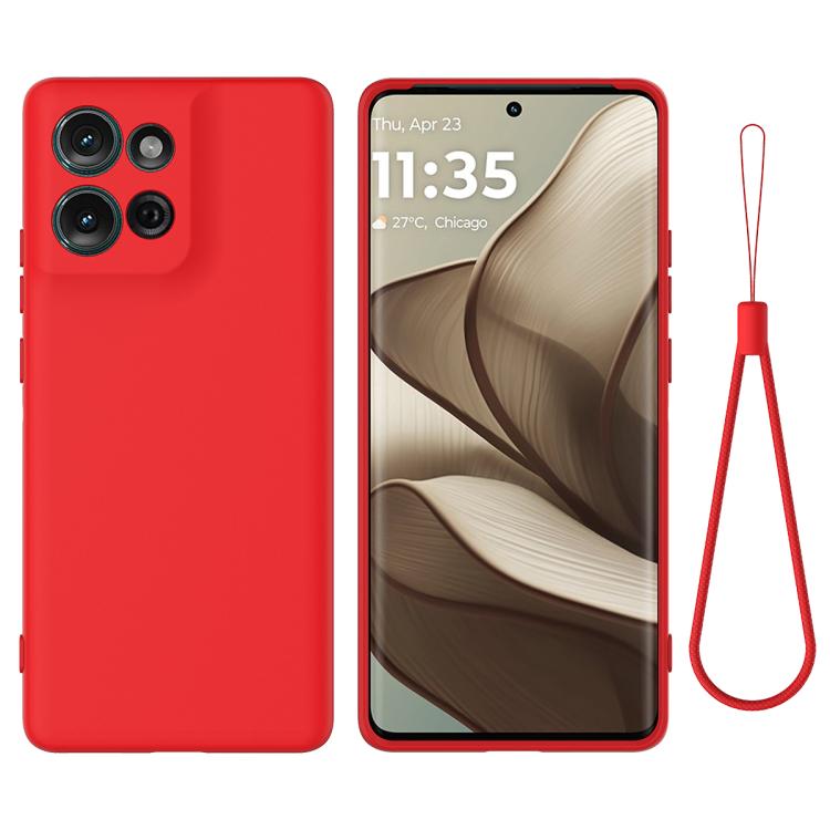 For Motorola Moto G Play 2025 Solid Color Liquid Silicone Dropproof Full Coverage Phone Case(Red) - free shipping - PMC TechLife - Order now!