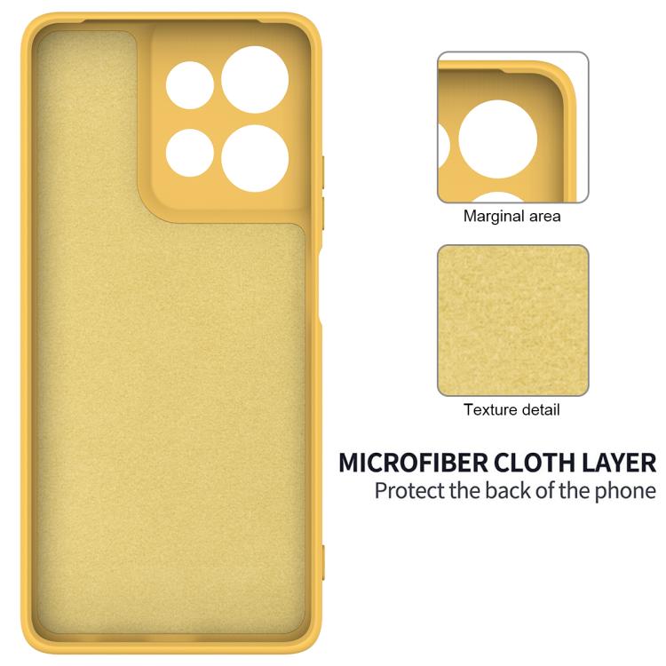 For Motorola Moto G Power 2025 Solid Color Liquid Silicone Dropproof Full Coverage Phone Case(Yellow) - free shipping - PMC TechLife - Order now!
