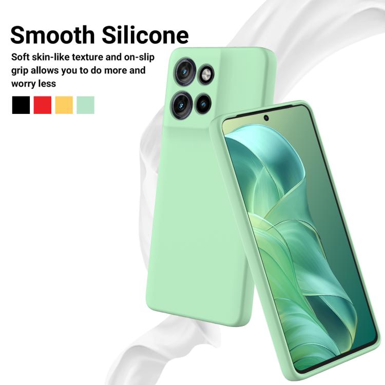 For Motorola Moto G Power 2025 Solid Color Liquid Silicone Dropproof Full Coverage Phone Case(Green) - free shipping - PMC TechLife - Order now!