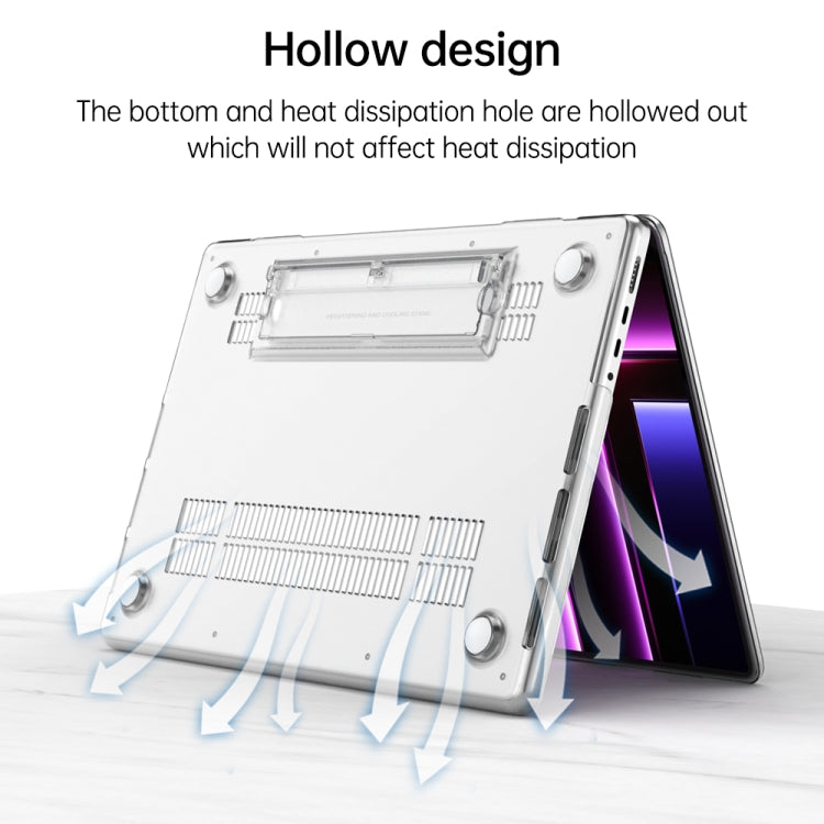 For Macbook Air 13 A1932/A2179/A2337 Frosted Translucent Laptop Protective Case(Yellow) - MacBook Air Cases by PMC TechLife | Online Shopping South Africa | PMC TechLife | Buy Now Pay Later Mobicred