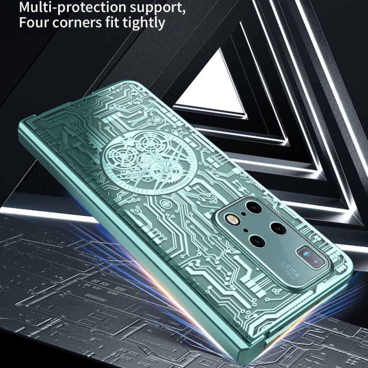 For Huawei Mate X2 Mechanical Legend Integrated Electroplating All-inclusive Phone Case(Champagne Gold) - Huawei Cases by PMC TechLife | Online Shopping South Africa | PMC TechLife | Buy Now Pay Later Mobicred