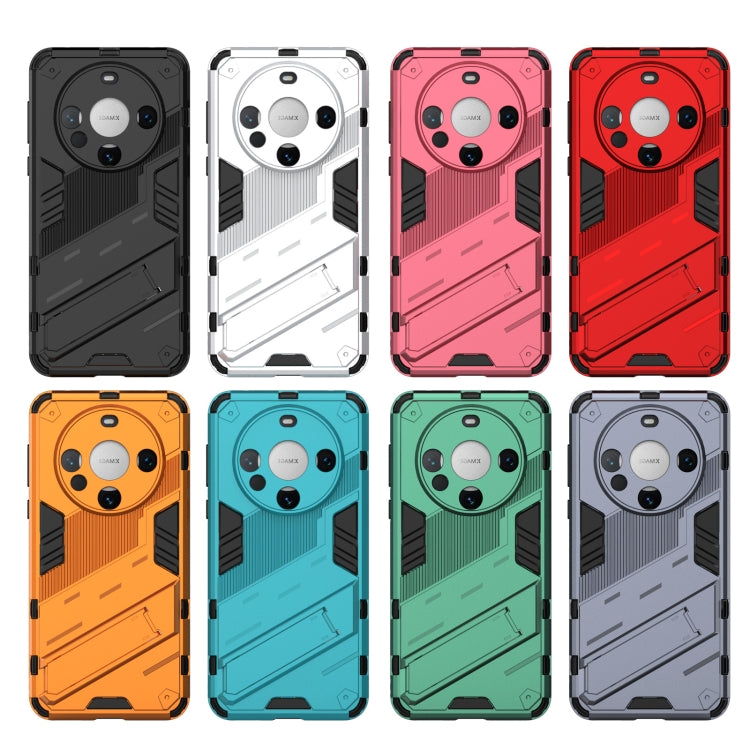 For Huawei Mate 60 Punk Armor 2 in 1 PC + TPU Phone Case with Holder(Red) - Huawei Cases by PMC TechLife | Online Shopping South Africa | PMC TechLife | Buy Now Pay Later Mobicred