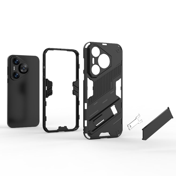 For Huawei Pura 70 Punk Armor 2 in 1 PC + TPU Phone Case with Holder(Red) - Huawei Cases by PMC TechLife | Online Shopping South Africa | PMC TechLife | Buy Now Pay Later Mobicred