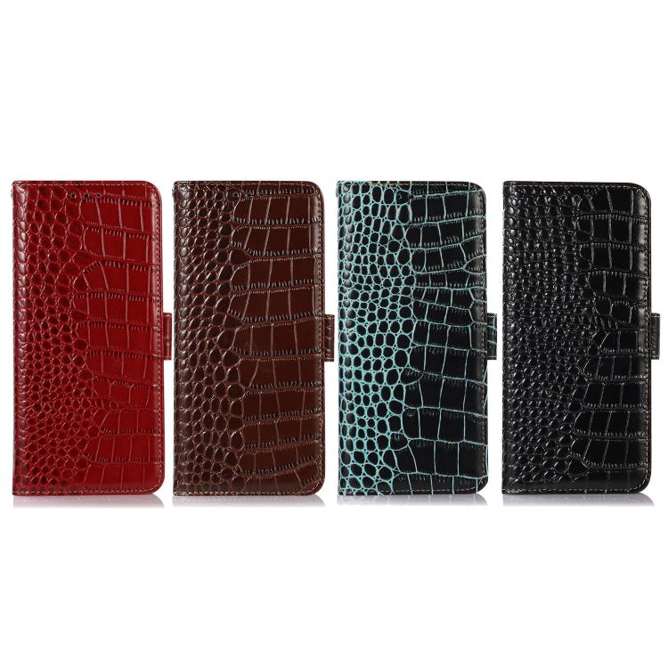 For iPhone 17 Air Crocodile Top Layer Cowhide Leather Phone Case(Green) - free shipping - PMc TechLife - Order now!