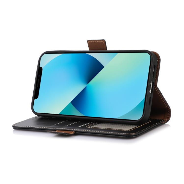 For iPhone 17 Crazy Horse Top Layer Cowhide Leather Phone Case(Black) - free shipping - PMc TechLife - Order now!