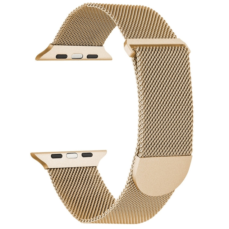 For Apple Watch Ultra 2 49mm Milanese Metal Magnetic Watch Band(Gold) - Watch Bands by PMC Jewellery | Online Shopping South Africa | PMC Jewellery