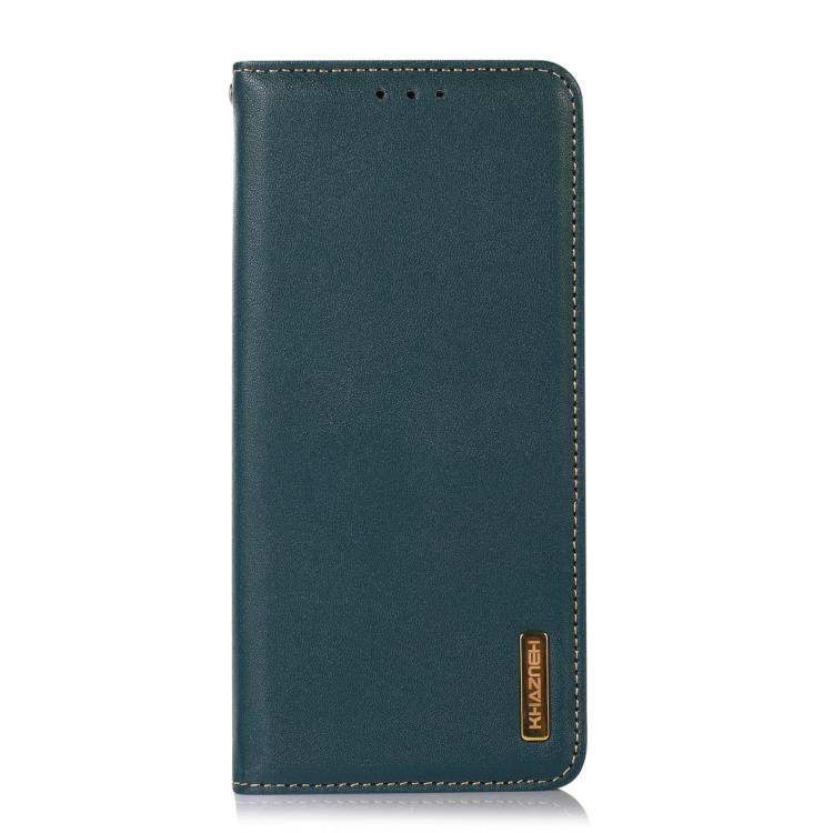 For iPhone 17 Pro KHAZNEH Nappa Top Layer Cowhide Leather Phone Case(Green) - free shipping - PMc TechLife - Order now!