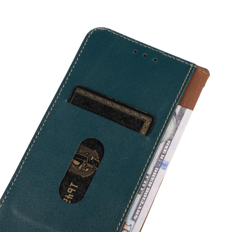 For iPhone 17 Pro KHAZNEH Nappa Top Layer Cowhide Leather Phone Case(Green) - free shipping - PMc TechLife - Order now!
