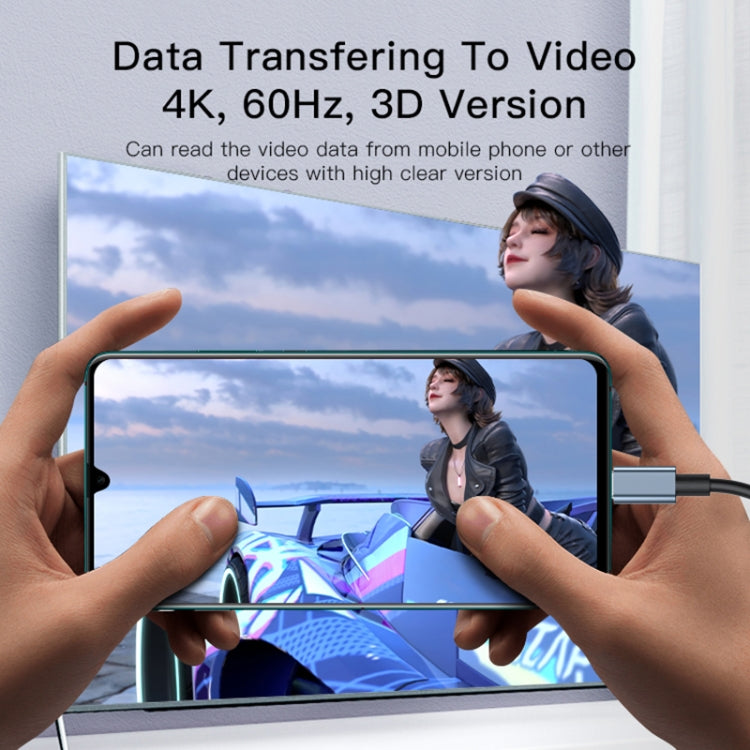 Yesido HM10 USB-C / Type-C to HDMI HD Adapter Cable, Length:2m - free shipping - PMC Jewellery - Order now!