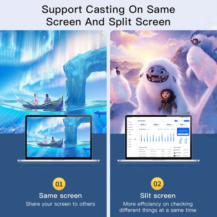 Yesido HM10 USB-C / Type-C to HDMI HD Adapter Cable, Length:2m - free shipping - PMC Jewellery - Order now!