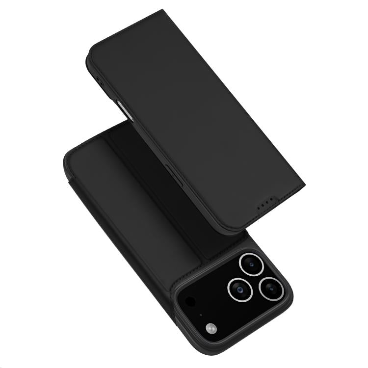 For iPhone 17 Pro Max DUX DUCIS Skin Pro Series Flip Leather Phone Case(Black) - iPhone 17 Pro Max Cases by DUX DUCIS | Online Shopping South Africa | PMC TechLife | Buy Now Pay Later Mobicred