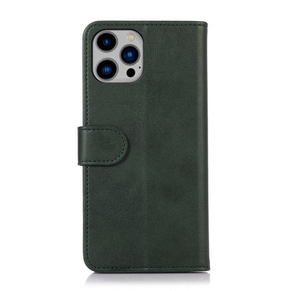 For iPhone 16 Pro Max Cow Texture Leather Phone Case(Green) - iPhone 16 Pro Max Cases by PMC Jewellery | Online Shopping South Africa | PMC Jewellery | Buy Now Pay Later Mobicred