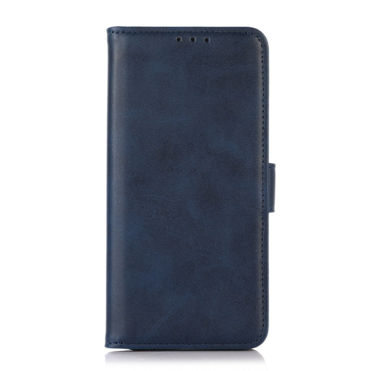 For iPhone 16 Plus Cow Texture Leather Phone Case(Blue) - iPhone 16 Plus Cases by PMC Jewellery | Online Shopping South Africa | PMC Jewellery | Buy Now Pay Later Mobicred