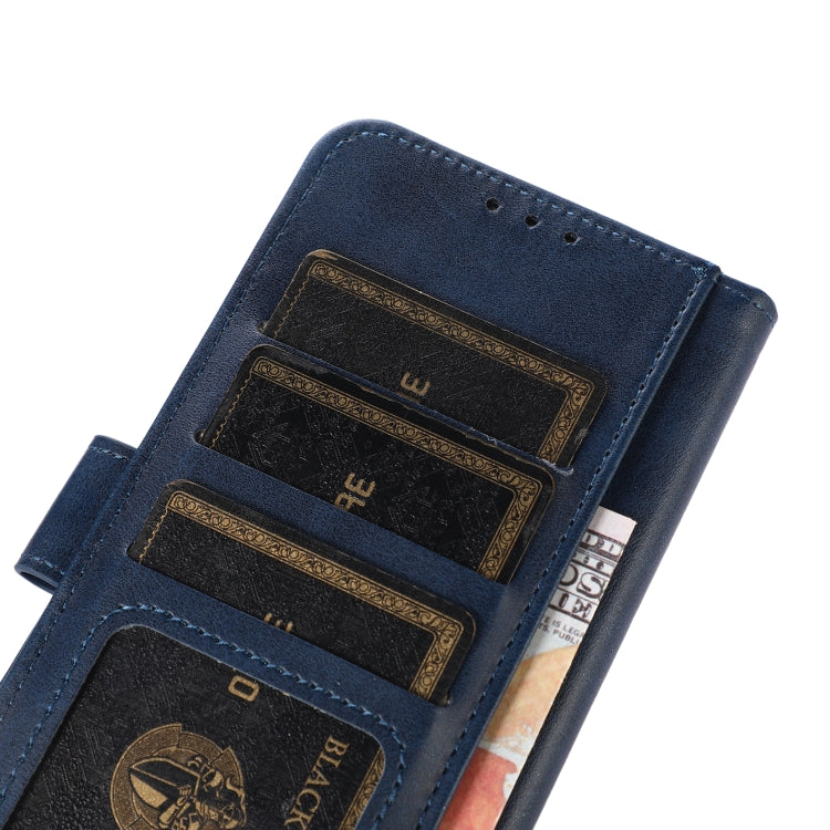 For iPhone 16 Plus Cow Texture Leather Phone Case(Blue) - free shipping - PMC TechLife - Order now!