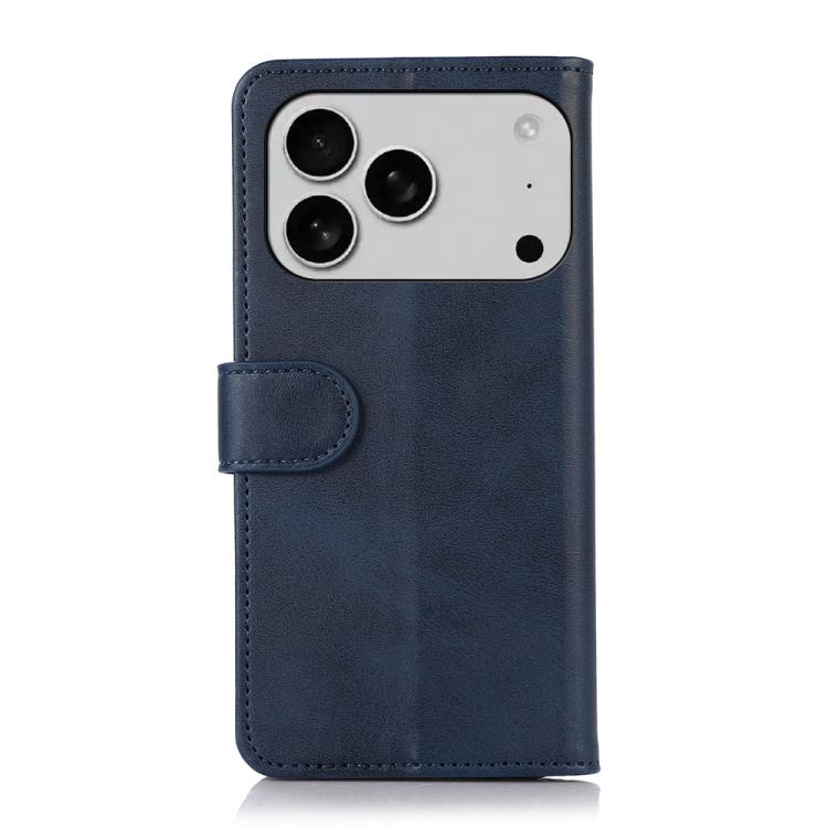 For iPhone 17 Pro Max Cow Texture Leather Phone Case(Blue) - free shipping - PMc TechLife - Order now!