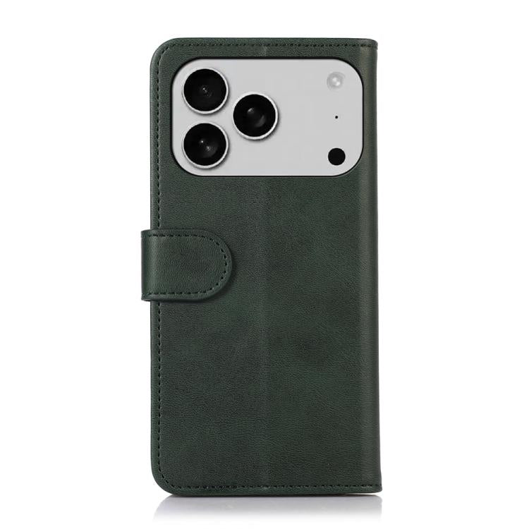 For iPhone 17 Pro Max Cow Texture Leather Phone Case(Green) - free shipping - PMc TechLife - Order now!
