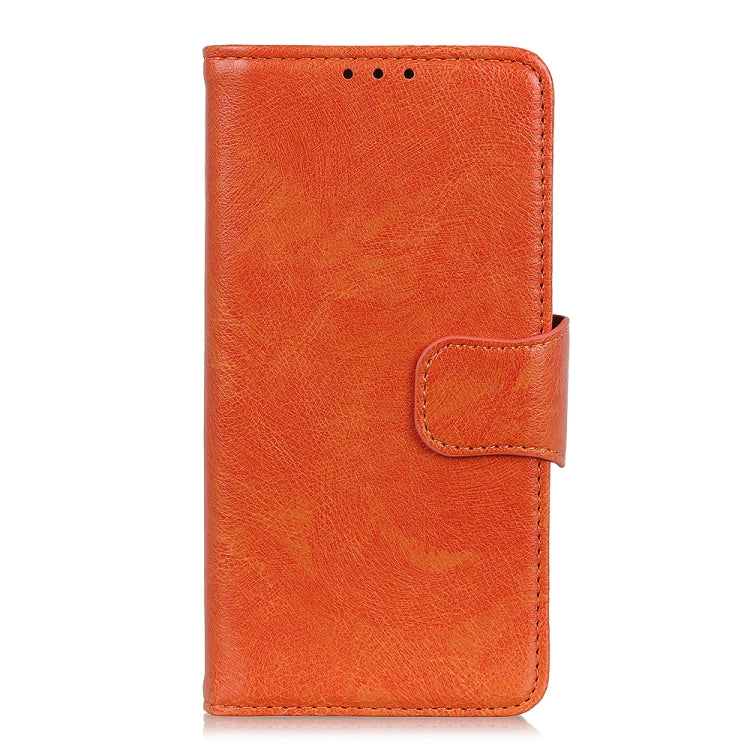 For iPhone 16 Pro Nappa Texture Leather Case(Orange) - free shipping - PMC TechLife - Order now!