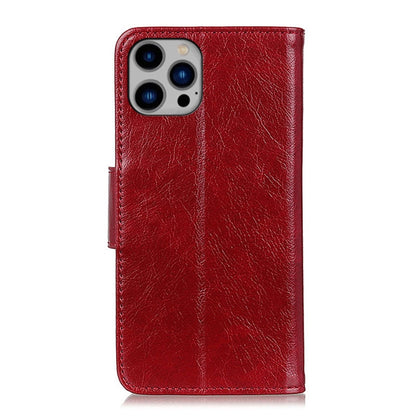 For iPhone 16 Pro Nappa Texture Leather Case(Red) - iPhone 16 Pro Cases by PMC Jewellery | Online Shopping South Africa | PMC Jewellery | Buy Now Pay Later Mobicred