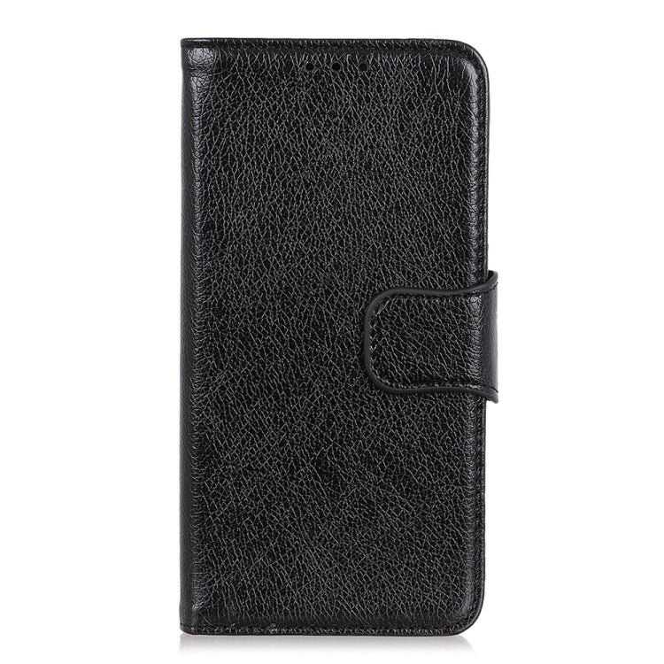 For iPhone 16 Plus Nappa Texture Leather Case(Black) - iPhone 16 Plus Cases by PMC Jewellery | Online Shopping South Africa | PMC Jewellery | Buy Now Pay Later Mobicred