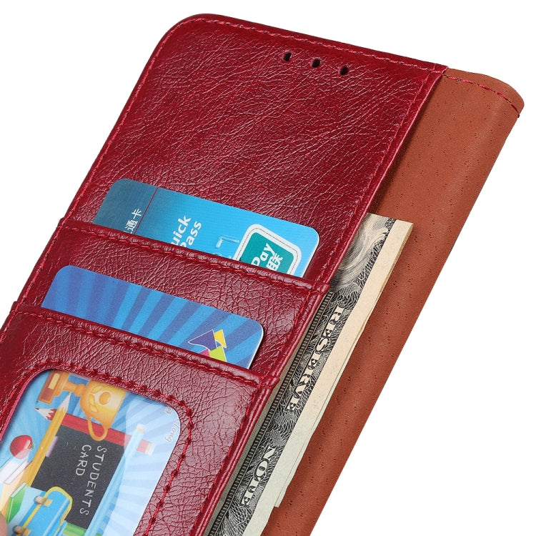 For iPhone 16 Plus Nappa Texture Leather Case(Red) - iPhone 16 Plus Cases by PMC Jewellery | Online Shopping South Africa | PMC Jewellery | Buy Now Pay Later Mobicred