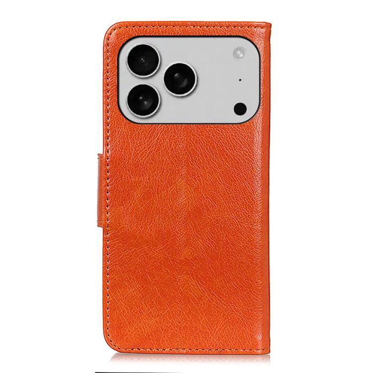 For iPhone 17 Pro Nappa Texture Leather Case(Orange) - free shipping - PMc TechLife - Order now!
