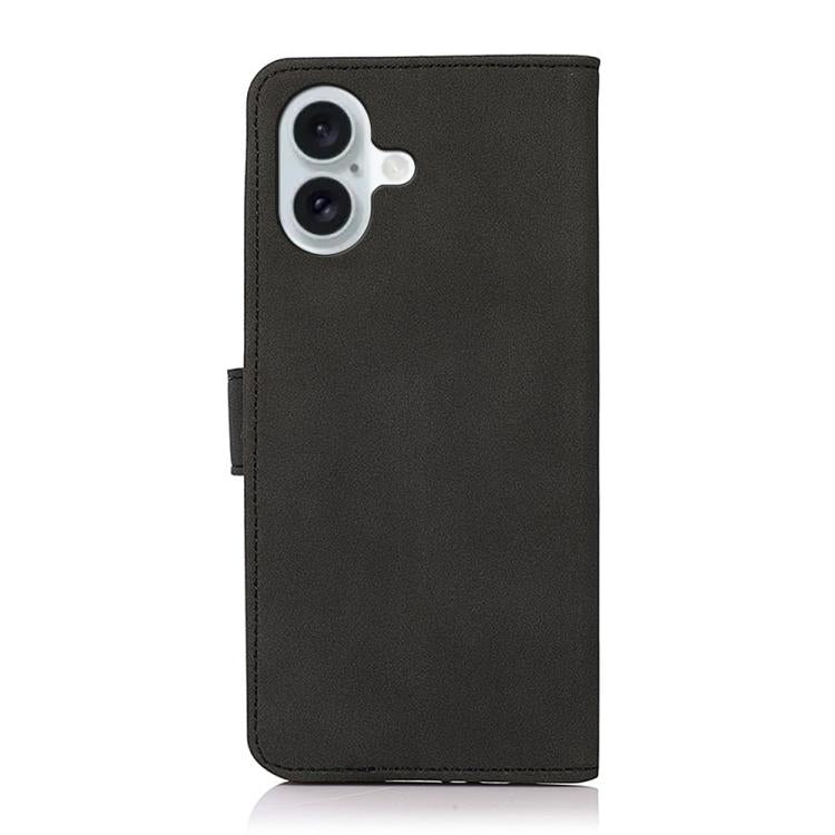 For iPhone 17 KHAZNEH Matte Texture Leather Phone Case(Black) - free shipping - PMc TechLife - Order now!