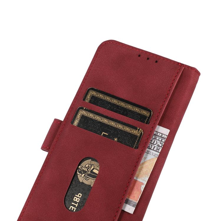 For iPhone 17 Pro Max KHAZNEH Matte Texture Leather Phone Case(Red) - free shipping - PMc TechLife - Order now!