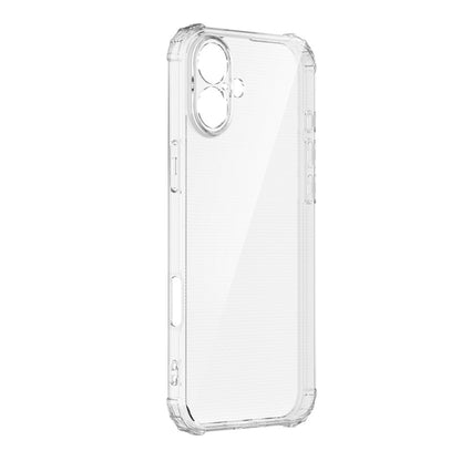 For iPhone 16 Four-Corner Shockproof Clear TPU Phone Case(Transparent) - iPhone 16 Cases by PMC Jewellery | Online Shopping South Africa | PMC Jewellery | Buy Now Pay Later Mobicred