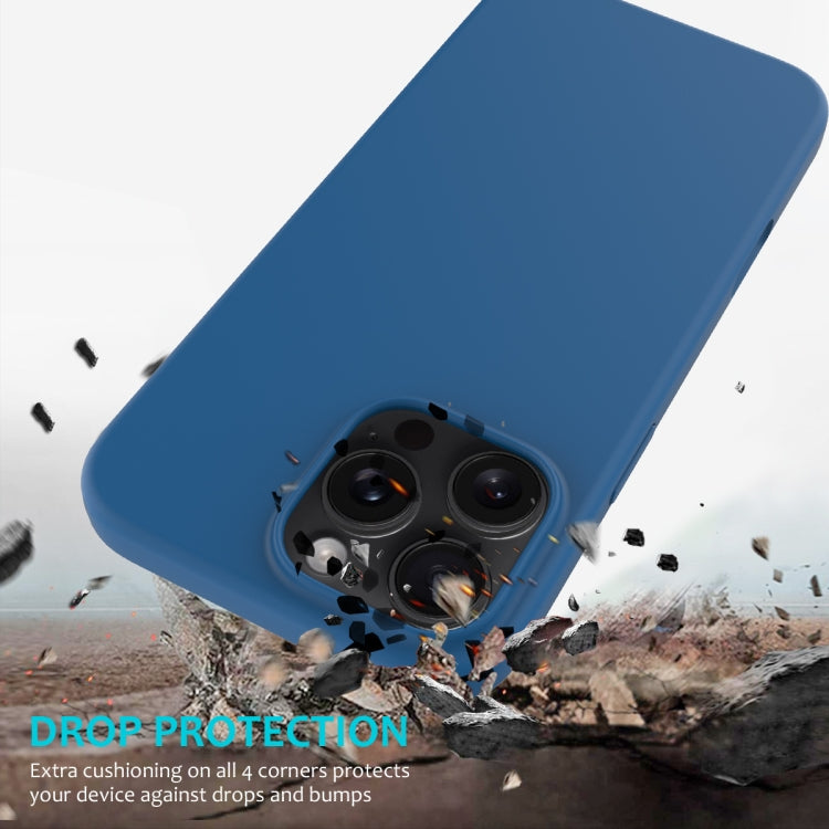 For iPhone 16 Pro Max Solid Color Silicone Phone Case(Cobalt Blue) - free shipping - PMC TechLife - Order now!