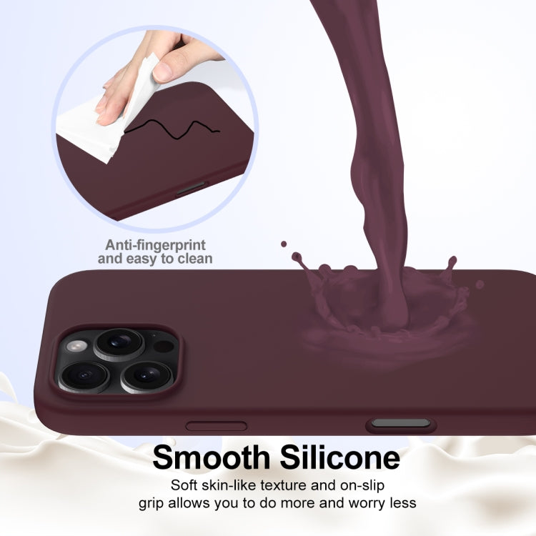 For iPhone 16 Pro Max Shockproof Silicone Magsafe Phone Case(Plum Color) - free shipping - PMC TechLife - Order now!