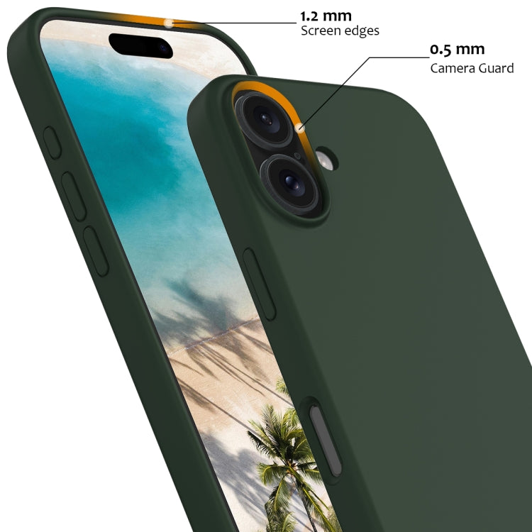 For iPhone 16 Plus Shockproof Silicone Magsafe Phone Case(Dark Green) - iPhone 16 Plus Cases by PMC TechLife | Online Shopping South Africa | PMC TechLife | Buy Now Pay Later Mobicred