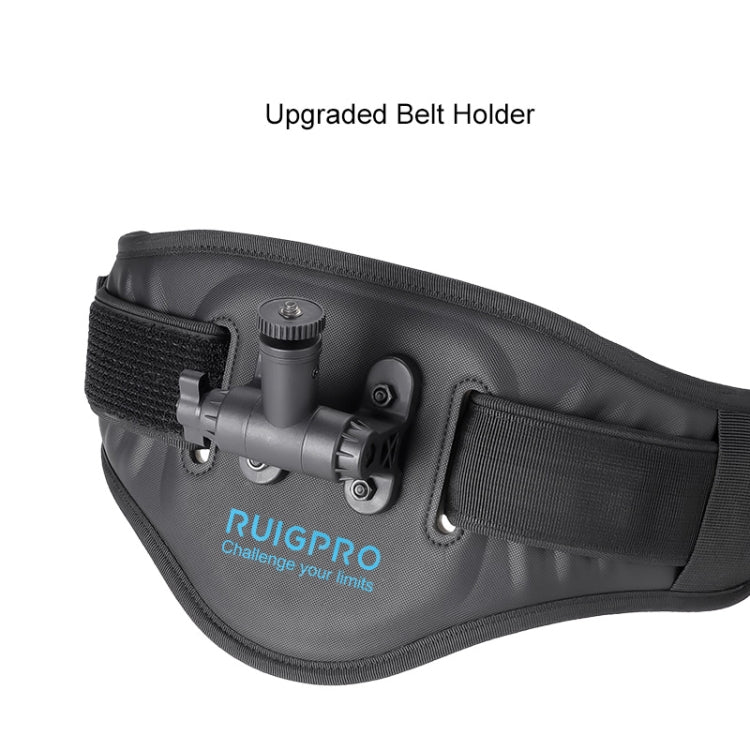 RUIGPRO Waist Belt Mount Strap With Action Cameras Adapter - Chest Belt by RUIGPRO | Online Shopping South Africa | PMC TechLife | Buy Now Pay Later Mobicred