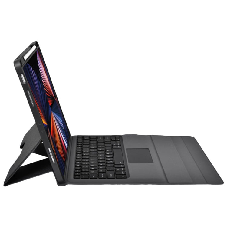 For iPad 10.2 2021 / 2020 / 2019 Integrated Bluetooth Keyboard Leather Case with Backlight & Touchpad(Black) - Universal by PMC TechLife | Online Shopping South Africa | PMC TechLife