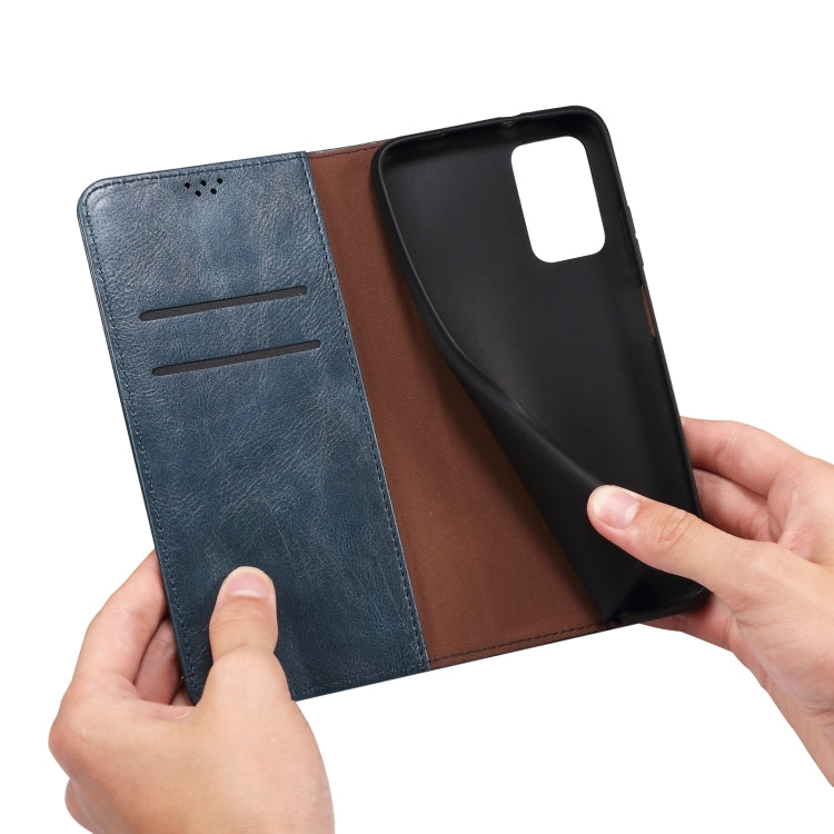 For vivo X100 Oil Wax Crazy Horse Texture Leather Phone Case(Blue) - free shipping - PMC Jewellery - Order now!