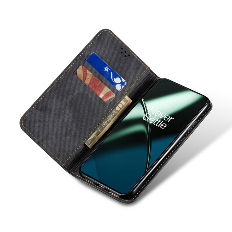 For Honor 90 Denim Texture Flip Leather Phone Case(Black) - free shipping - PMC TechLife - Order now!