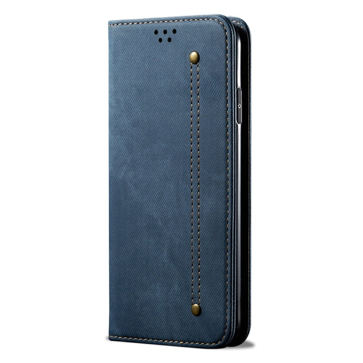 For Honor Magic6 Lite / X9b 5G Denim Texture Flip Leather Phone Case(Blue) - Honor Cases by PMC TechLife | Online Shopping South Africa | PMC TechLife | Buy Now Pay Later Mobicred