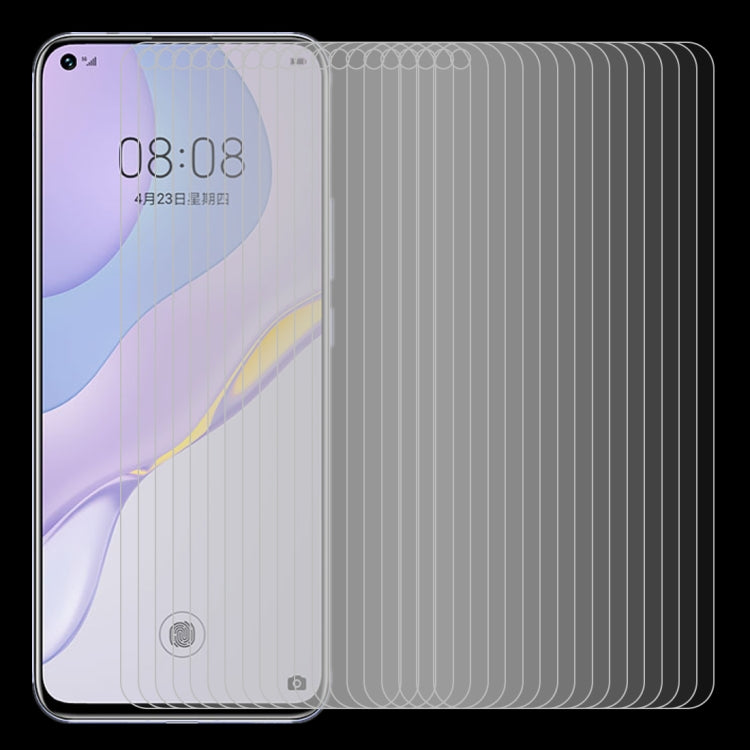 For Huawei nova 7 50 PCS Half-screen Transparent Tempered Glass Film - free shipping - PMC TechLife - Order now!